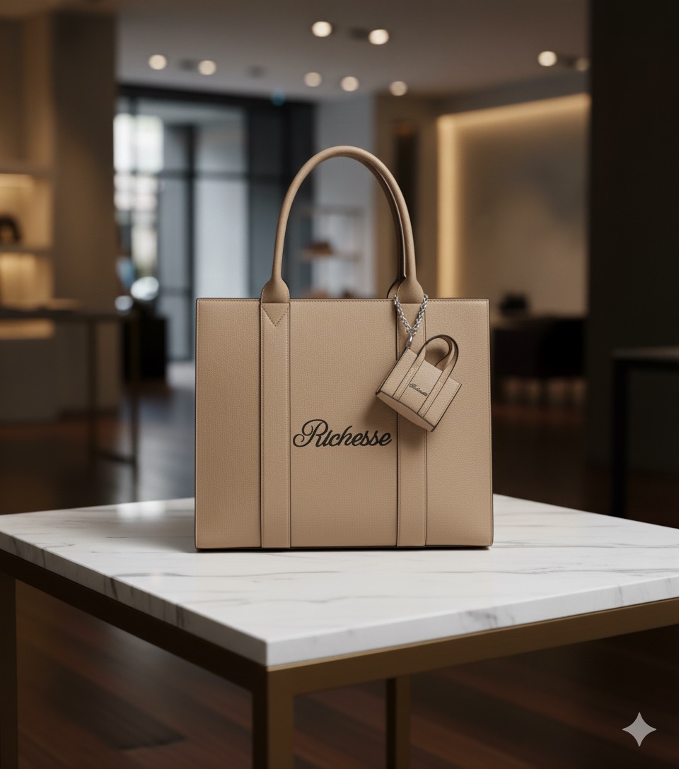 richesse' Handbags Tan Photo