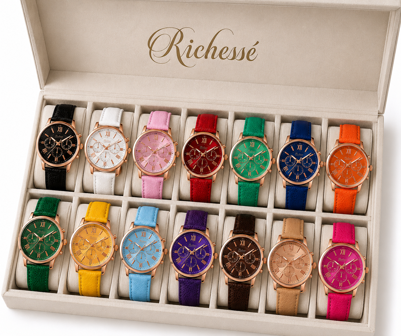 Richesse Luxury Watches (14 Colors Available)